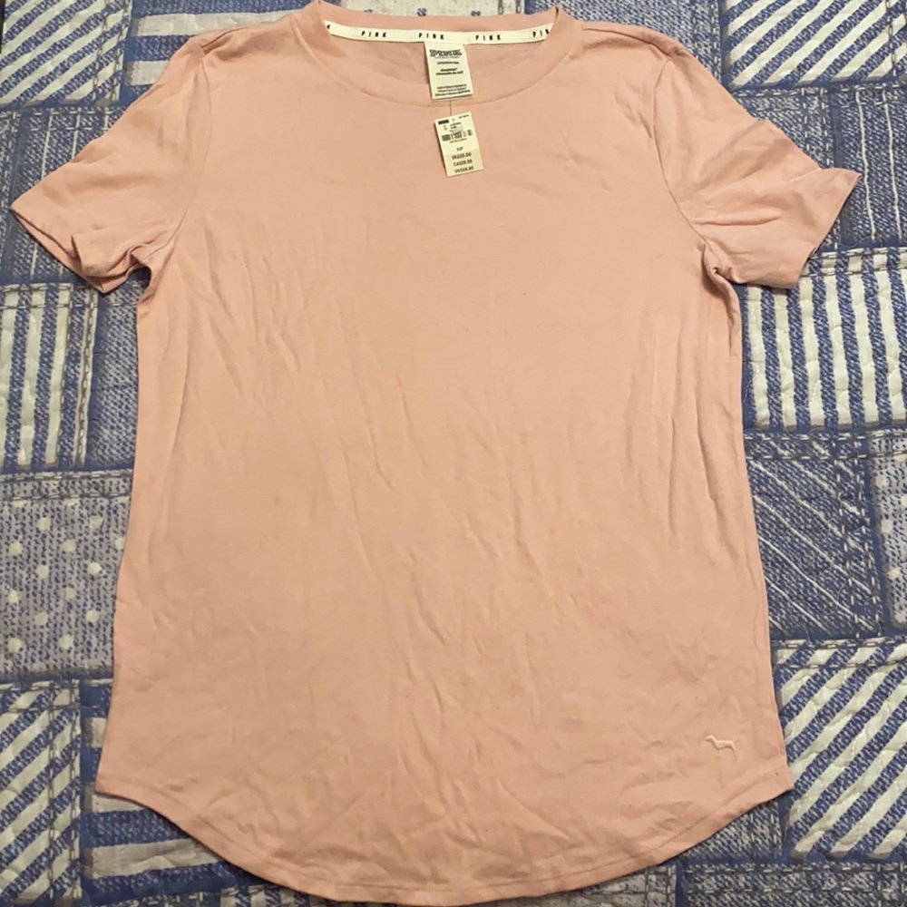 Brand new pink Victoria secret tee